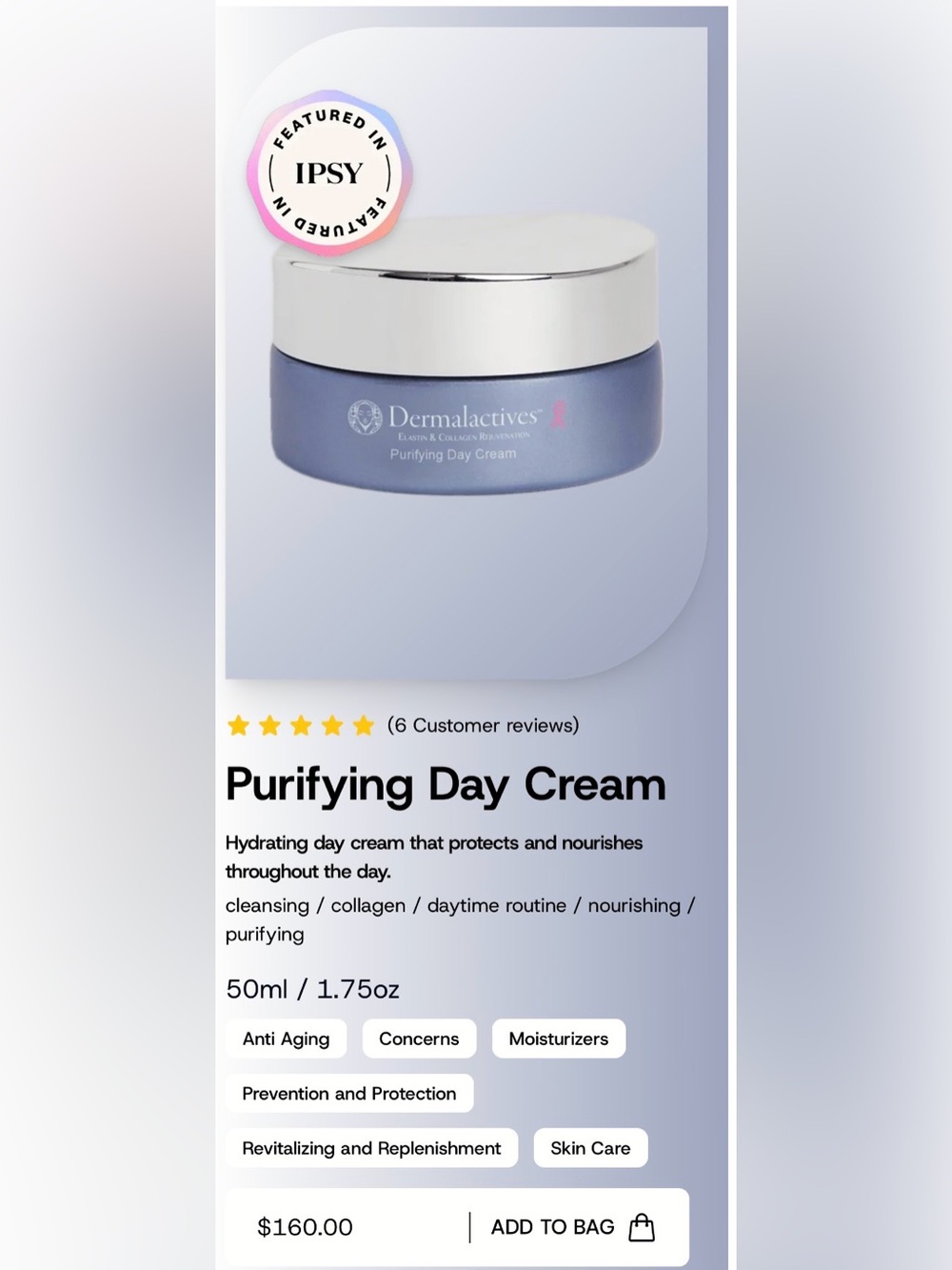 Dermalactives Purifying Day Cream